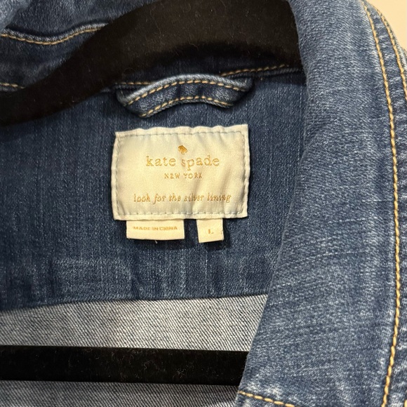 Kate Spade Blue Denim Jacket - Picture 2 of 4